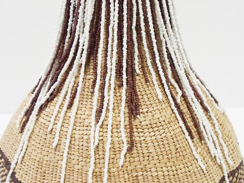 Brown and White Beads Brown and White Beads